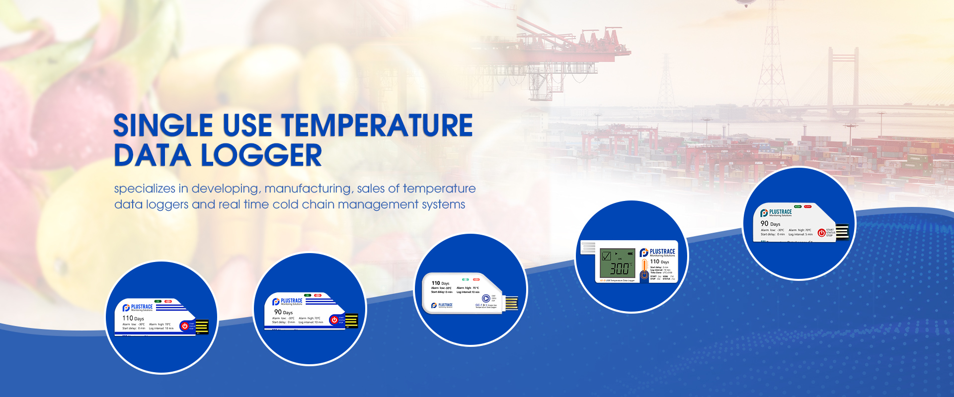 Proveedor de registradores de datos de temperatura de un solo uso