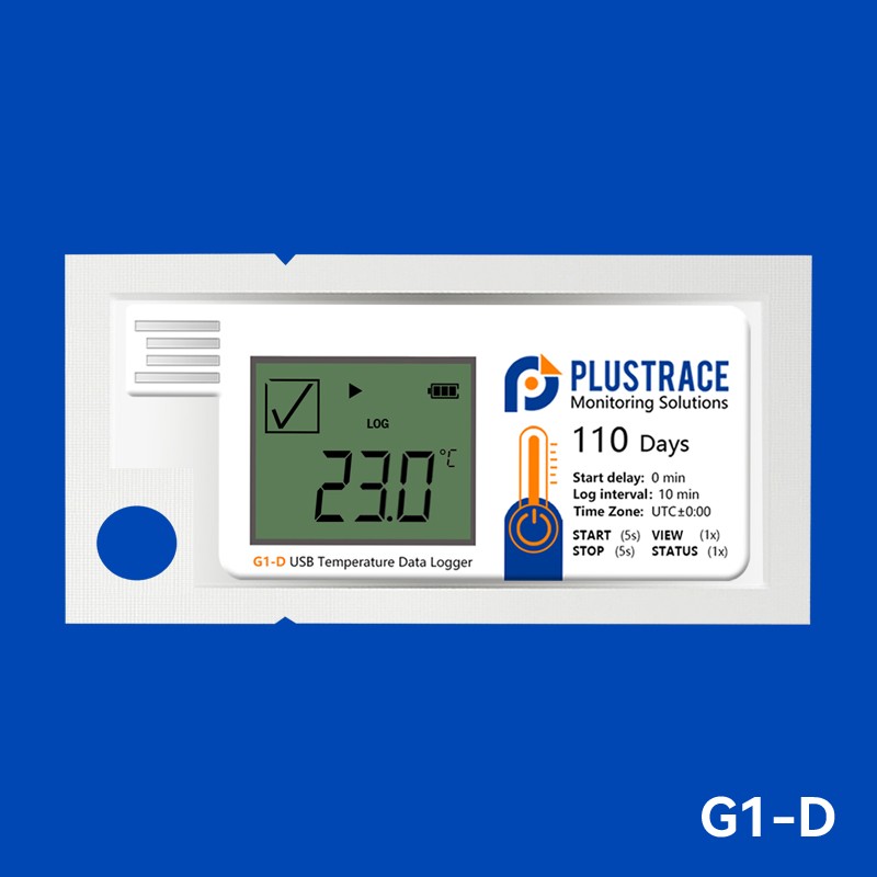 Registrador de datos de temperatura LCD inteligente